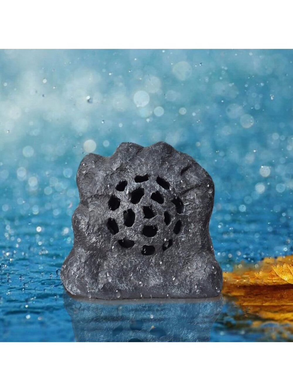 Outdoor Bluetooth Rock Speaker Solar Powered-Random Pair Two Speakers as a